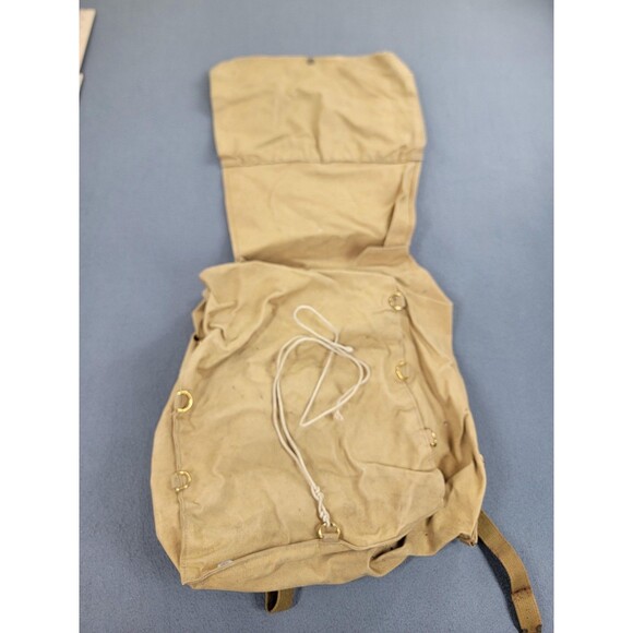 Vintage Boy Scouts of America National Council Canvas Leather Backpack Rustic - Picture 5 of 16